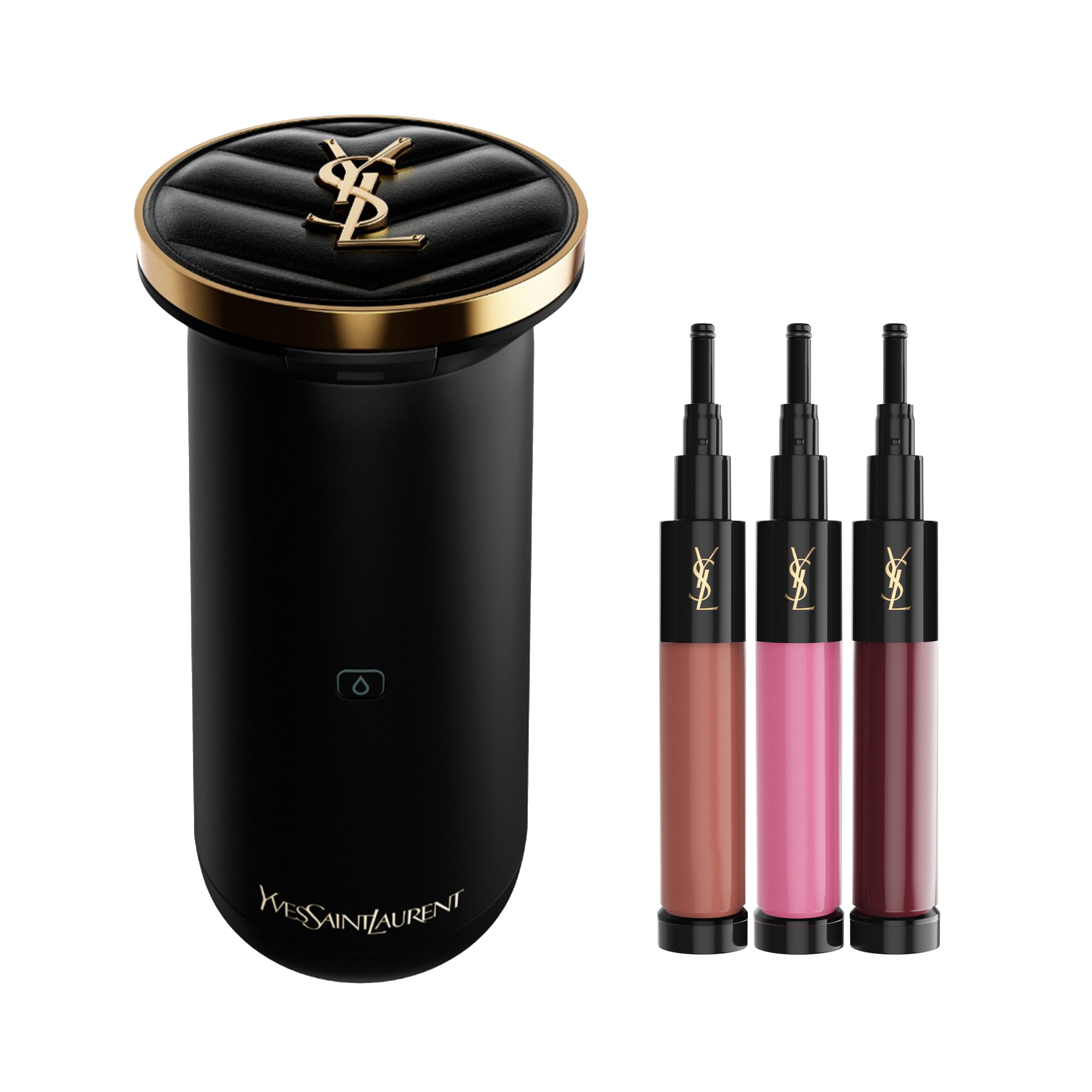 YSL Beauty Rouge Sur Mesure Custom Lip Color Creator Bundle Shade Cool Nude Cartridge Trio 350$